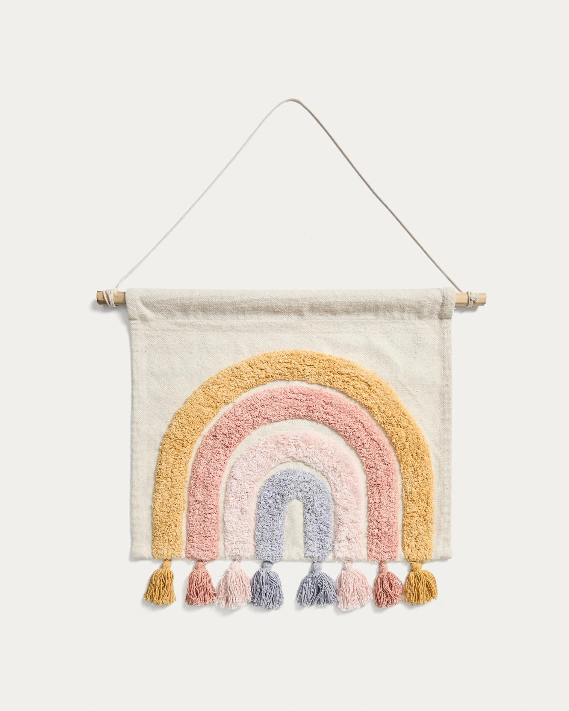 Tadea Wall Hanging cotton multicolor rainbow 60 x 52 cm