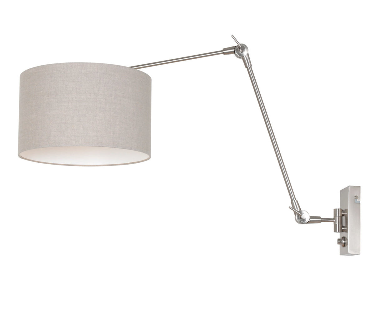 Steinhauer wandlamp prestige - 1 lichts - 90x 50 cm - mat chroom grijs