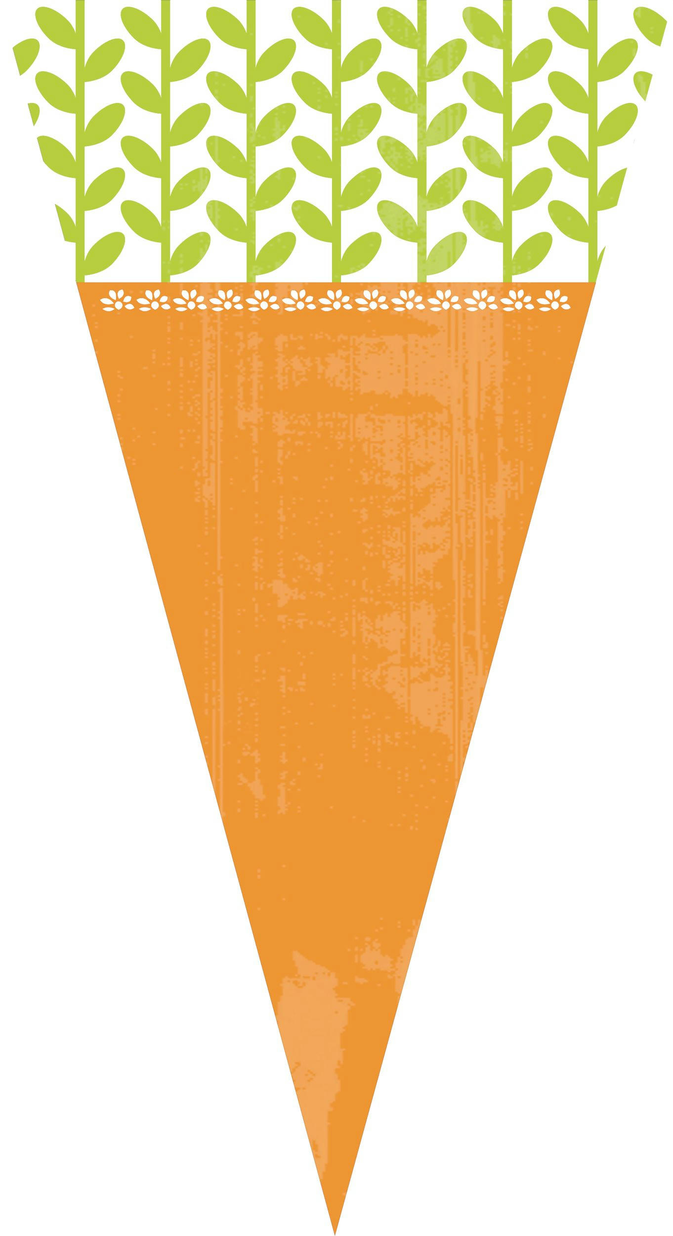 Carrot Cone Treat Bags, 15-pk