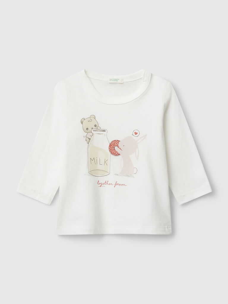 Crew neck t-shirt in cotton