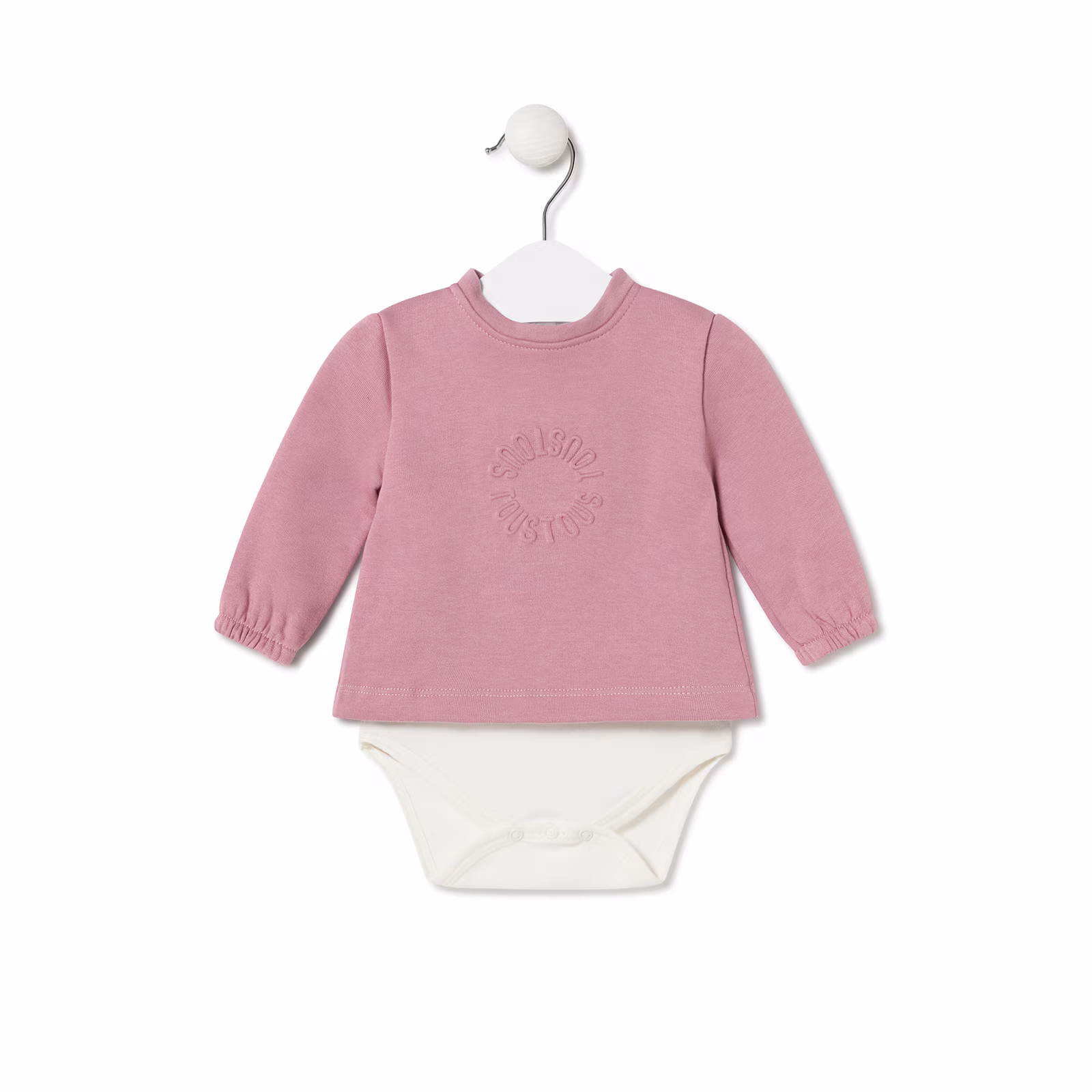 Body con jersey de bebé Trend rosa