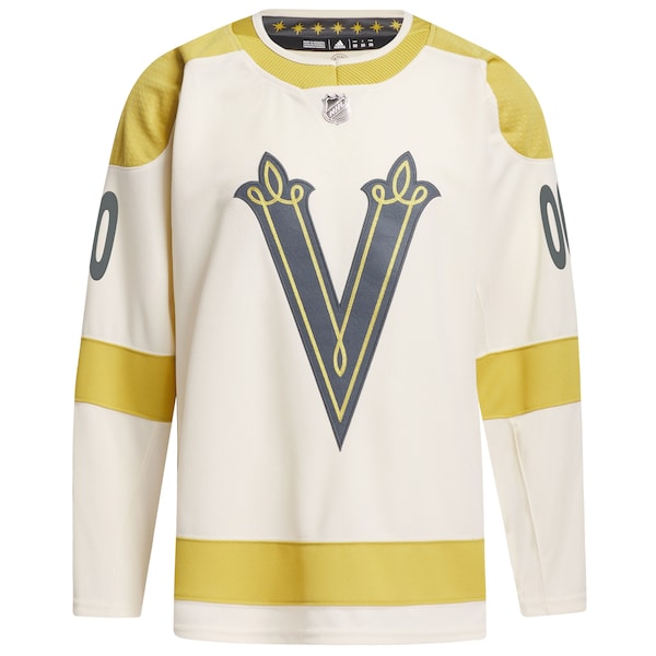 Vegas Golden Knights adidas 2024 NHL Winter Classic Primegreen Authentic Custom Jersey - Cream