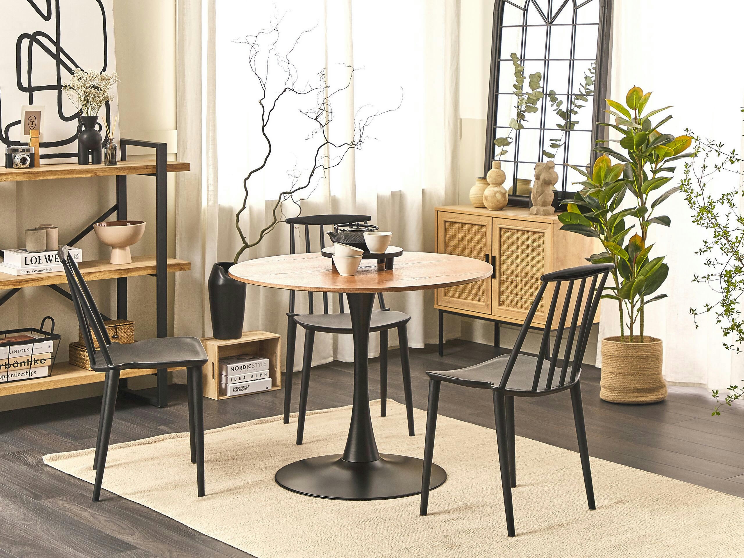 BOCA - Table de salle à manger en mdf 4 personnes L90