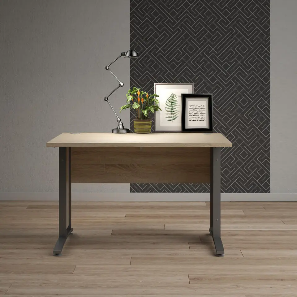Bureau Grijs/Naturel - 120x80x75cm - Prima