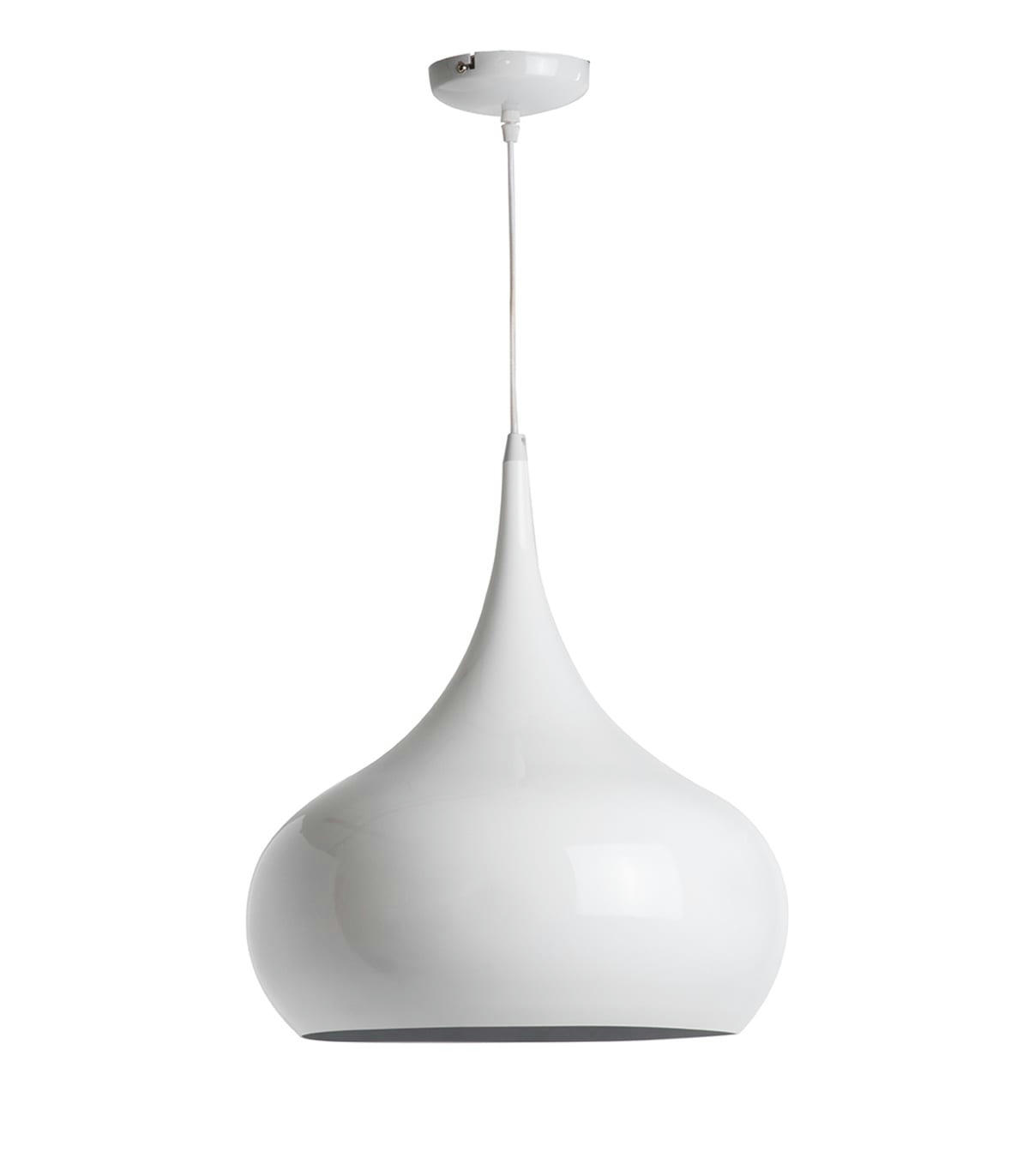 LOUXOR - Suspension en métal blanc d. 41 cm