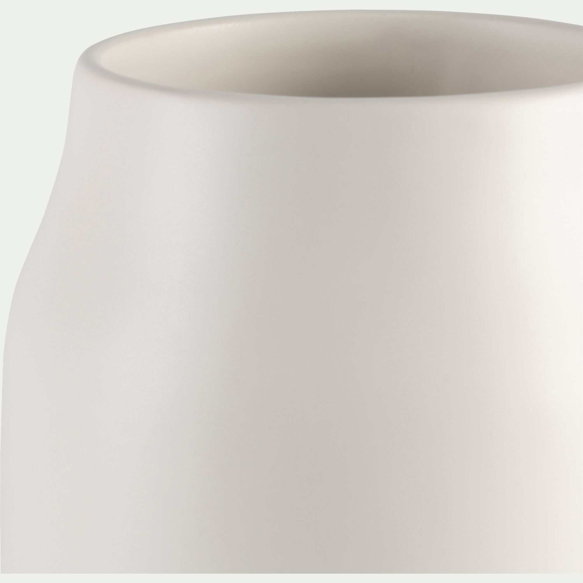 LOZA - Vase classique en céramique H24cm - blanc ventoux