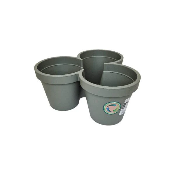 Flower Pot Ek Stackable Green 44cm
