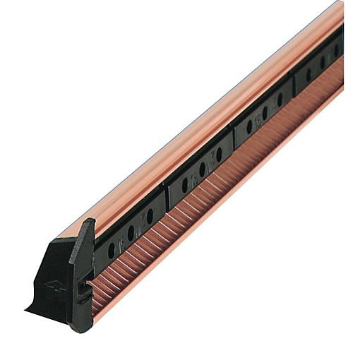 Grille extérieure auto-réglable hauteur 35mm longueur 375mm brun - RENSON - 00471203
