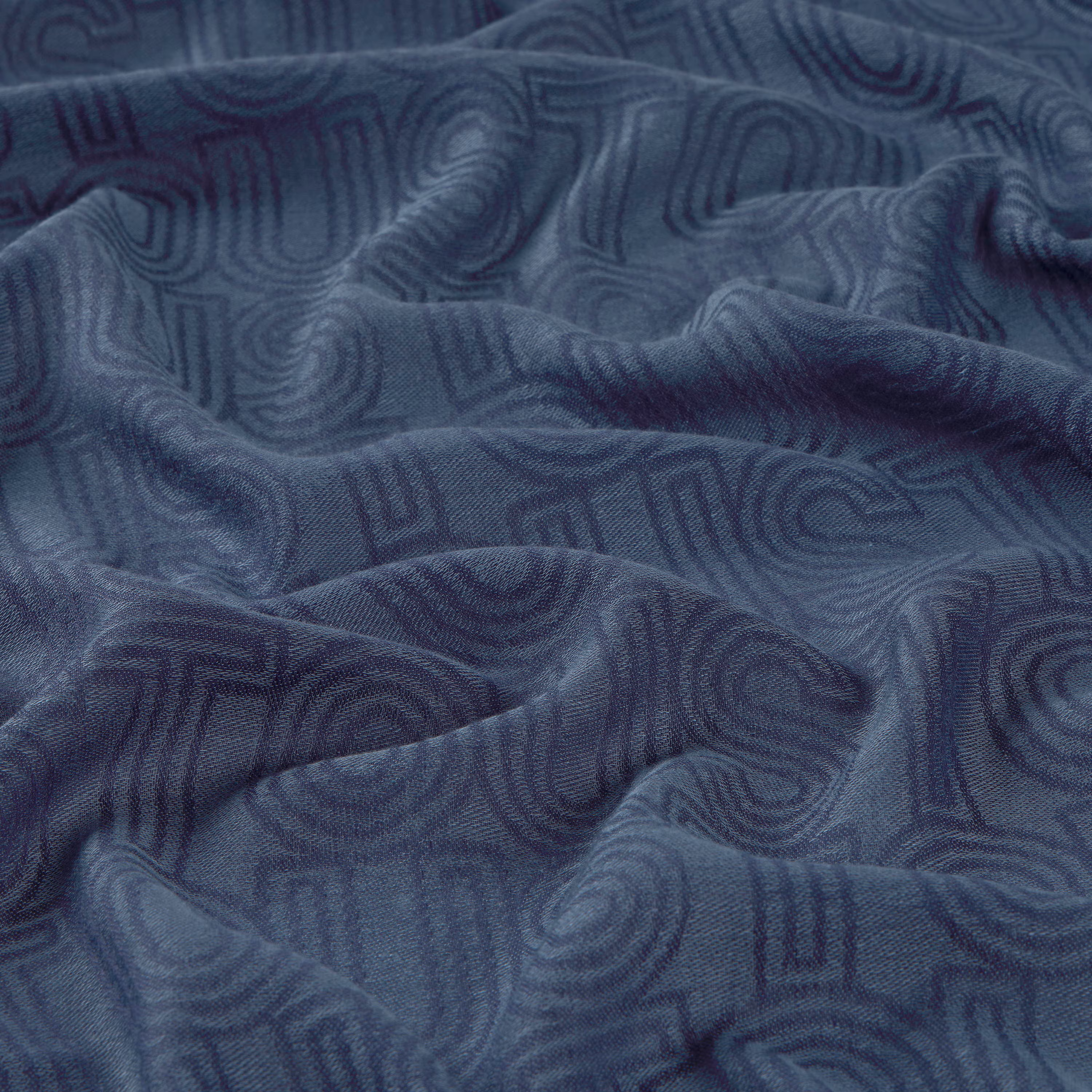 Pañuelo TOUS Silhouette Jacquard azul marino