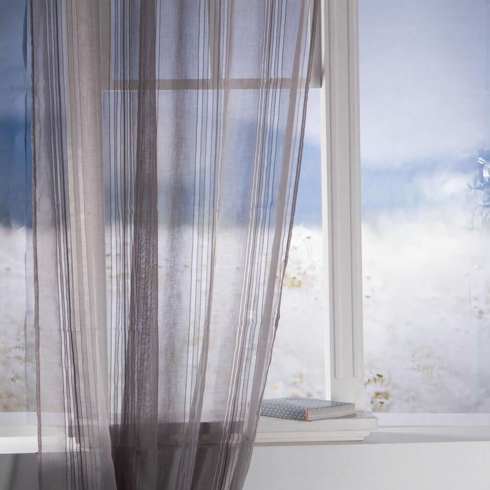 Cortina LISA cinzenta 140x240cm