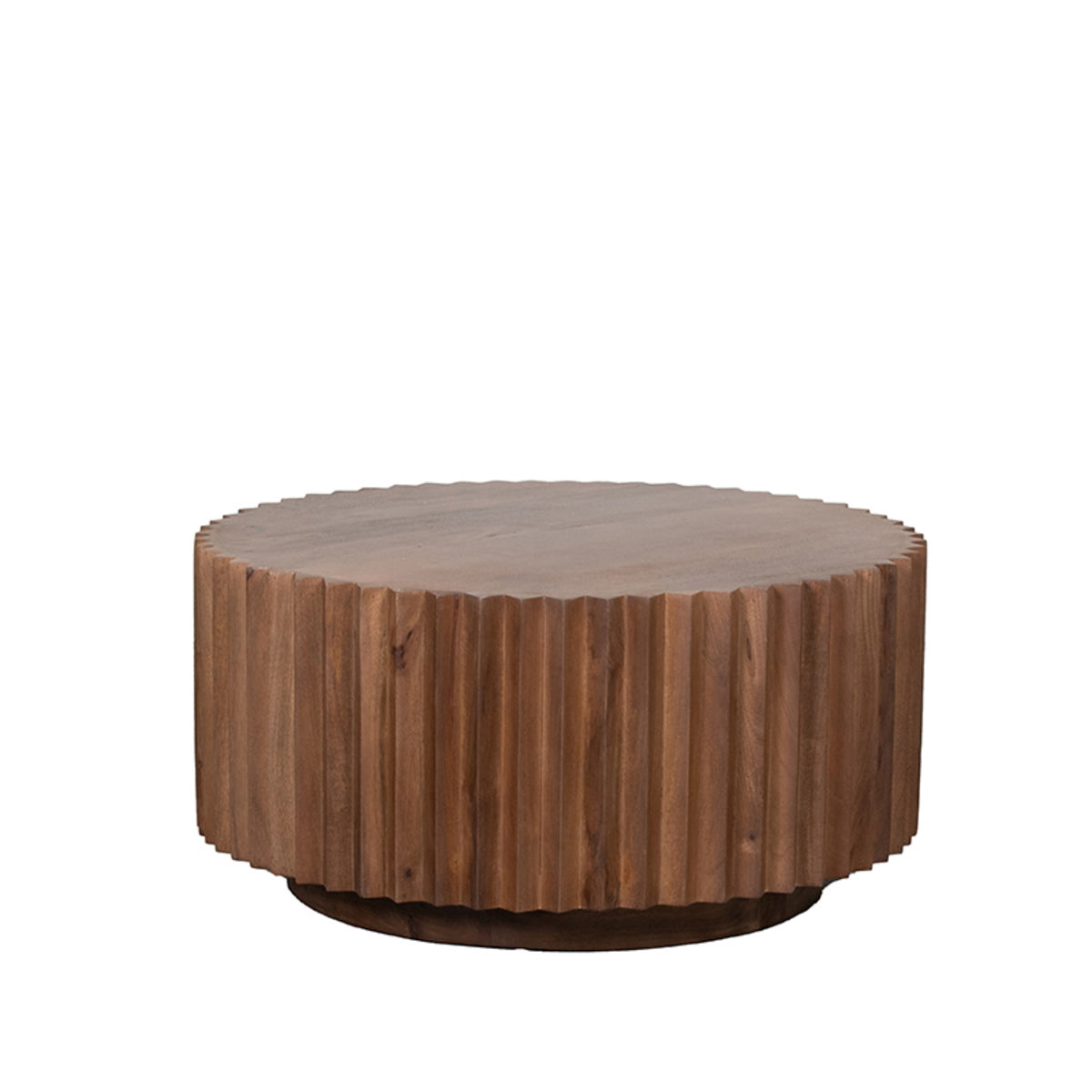LABEL51 Salontafel Novan - Bruin Mangohout - 70x70x43cm