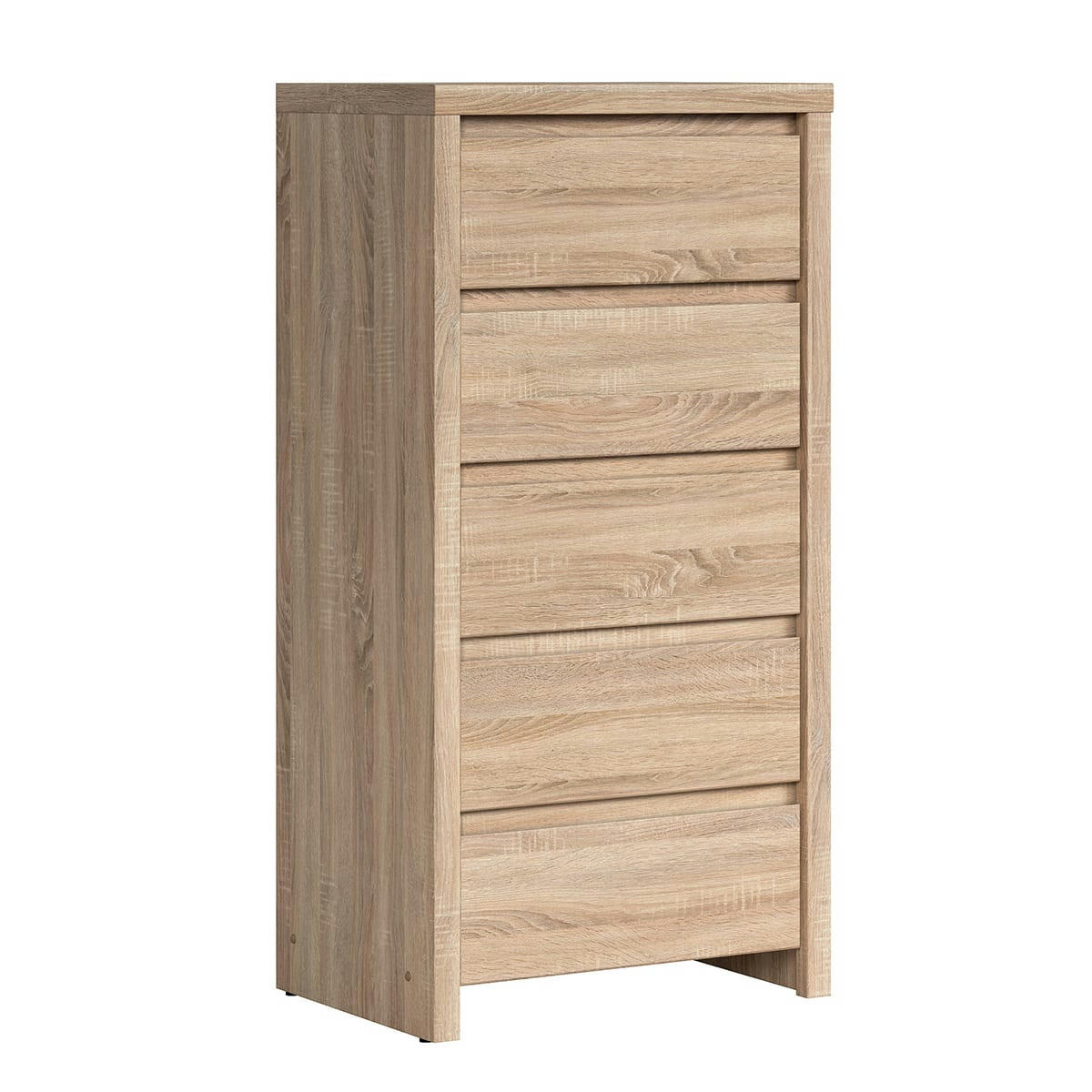 - Chiffonnier 5 tiroirs naturel