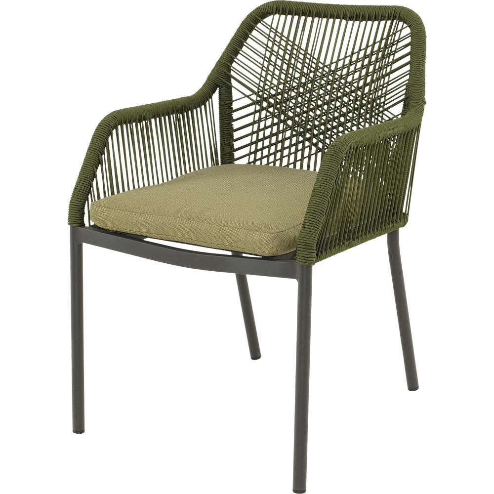 Lesli Living bistrostoel Akita - groen - 56x62x81cm