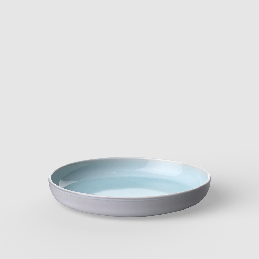Crafted Pasta bowl - Blue, 15.3 oz, Premium Porcelain