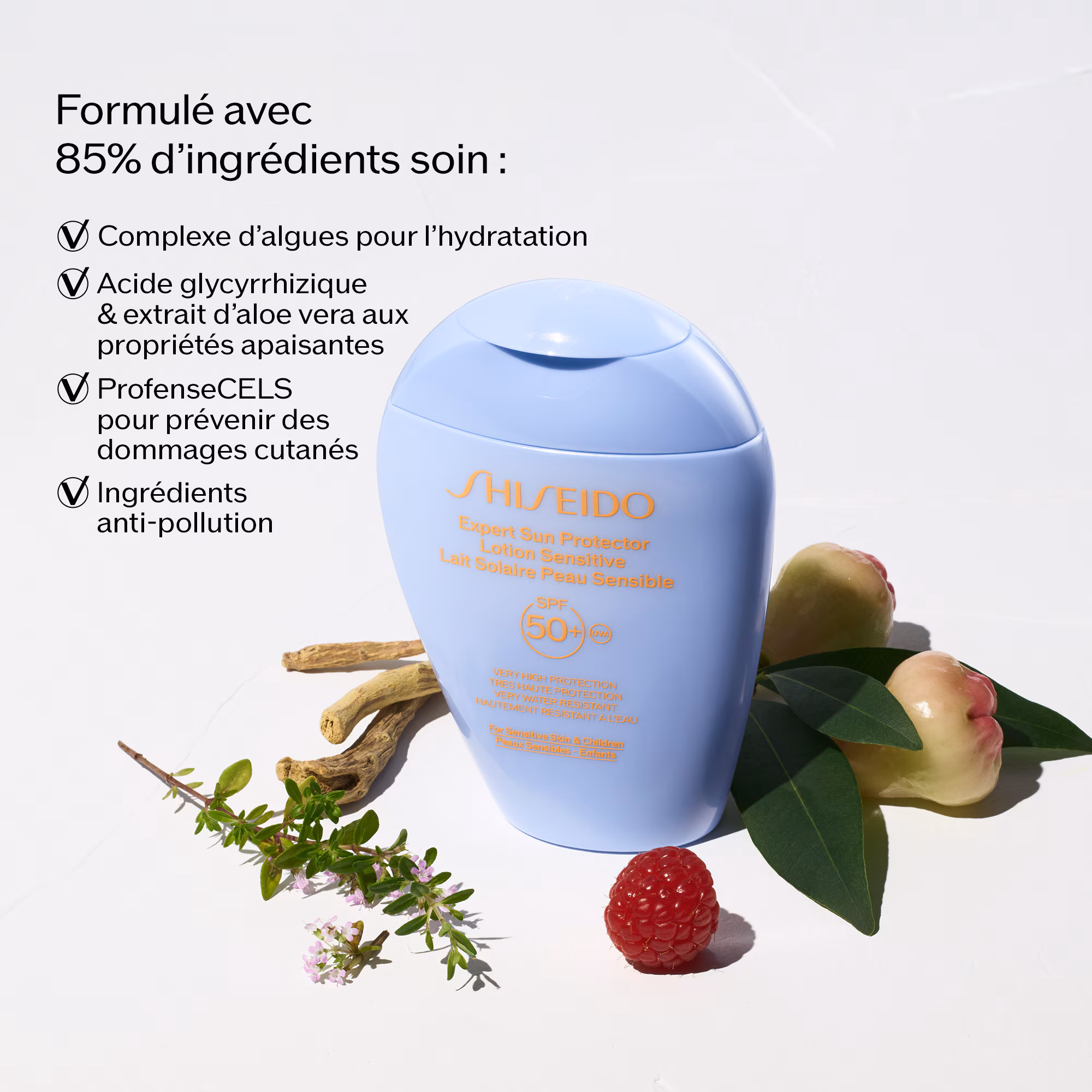 EXPERT SUN PROTECTORLait solaire peau sensible spf50+