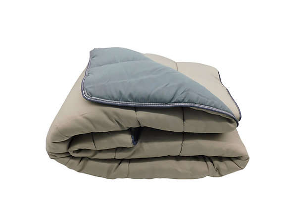 Couette légère Gris foncé / Taupe - 2 personnes 220 x 240 - 13242-3