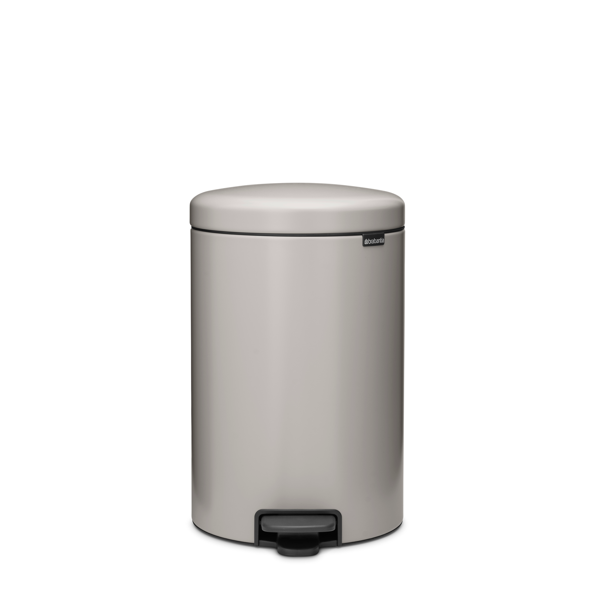 Brabantia NewIcon Pedaalemmer, 20 liter, kunststof binnenemmer - Soft Grey
