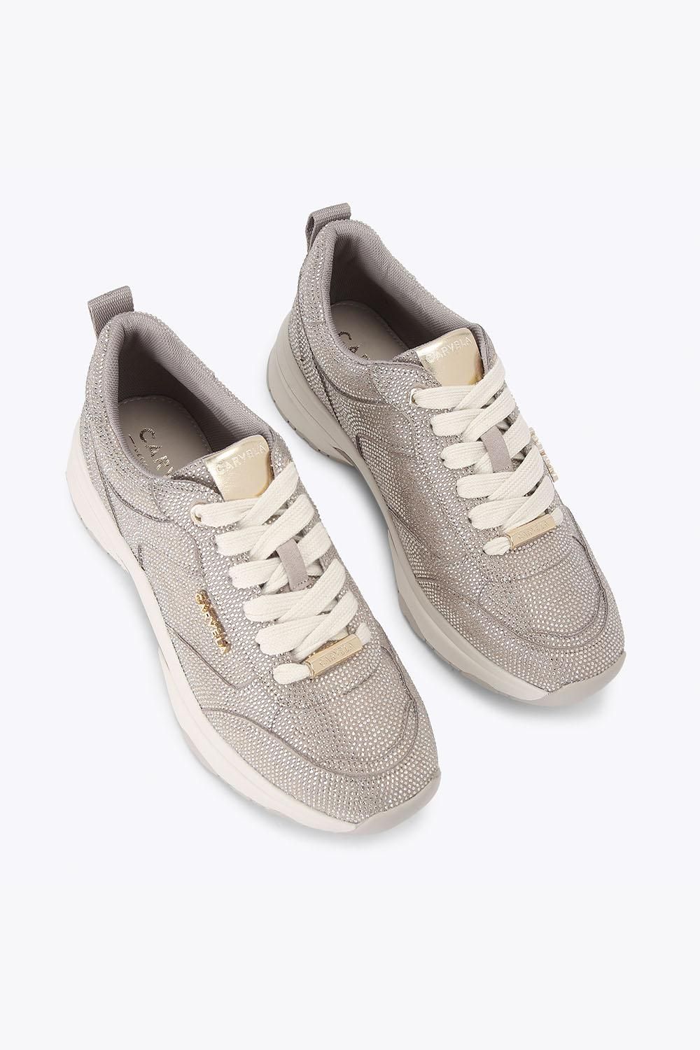 Carvela Adoro Bling' Fabric Trainers