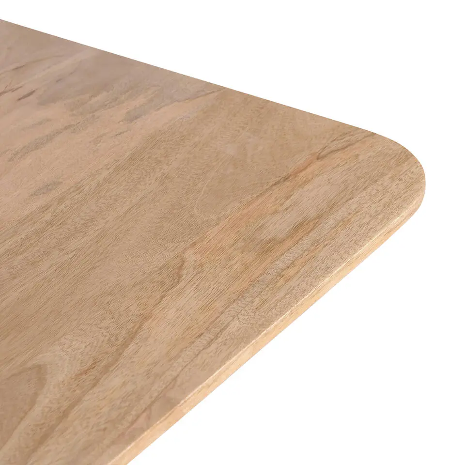 QUVIO Eettafel Sofia - Rechthoekig - Mangohout - 220x110 cm - Naturel