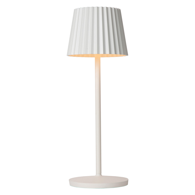 Lampe de table LED Justine blanche 2 W LUCIDE