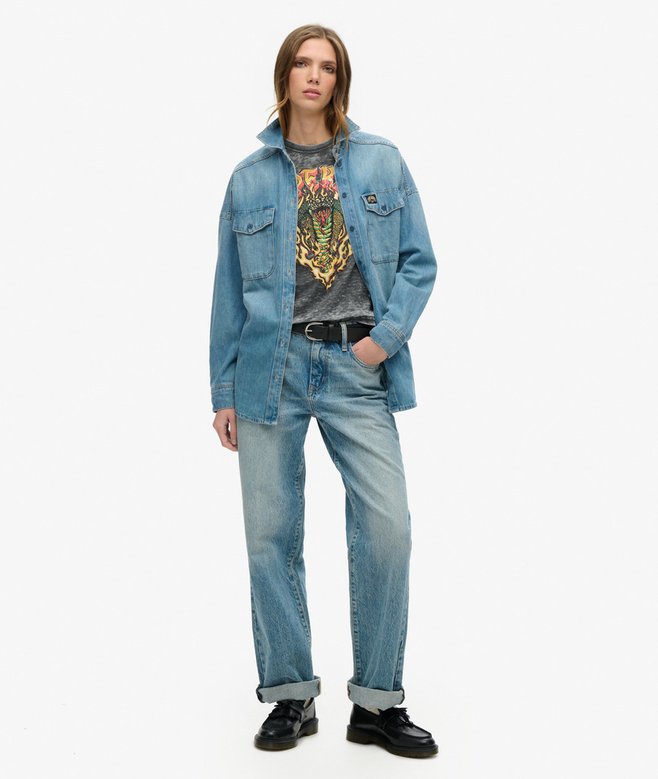 Biker Rock Graphic T-Shirt