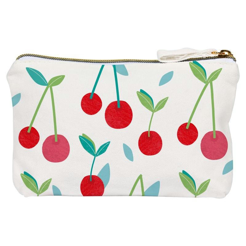 - Pochette coton cerises