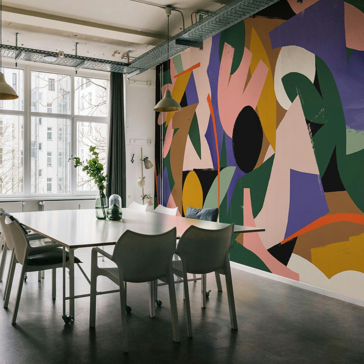 - Papier peint panoramique copieuse nature 340 x 250 cm