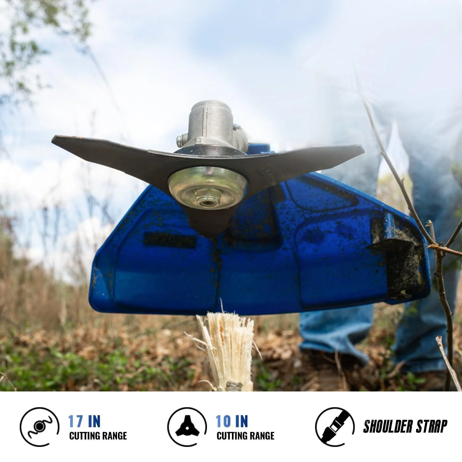 26cc 17 in Weed Wacker l String Trimmer 3-in-1 Multi Lawn Care Tools