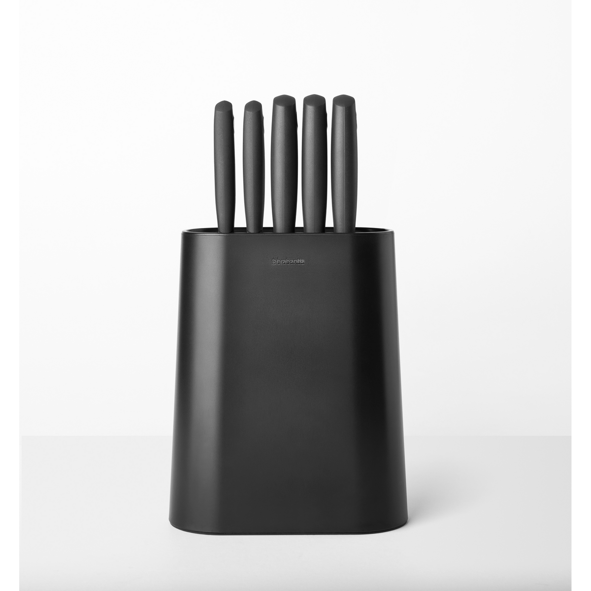 Brabantia Tasty  Messenblok plus 5 messen - Dark Grey