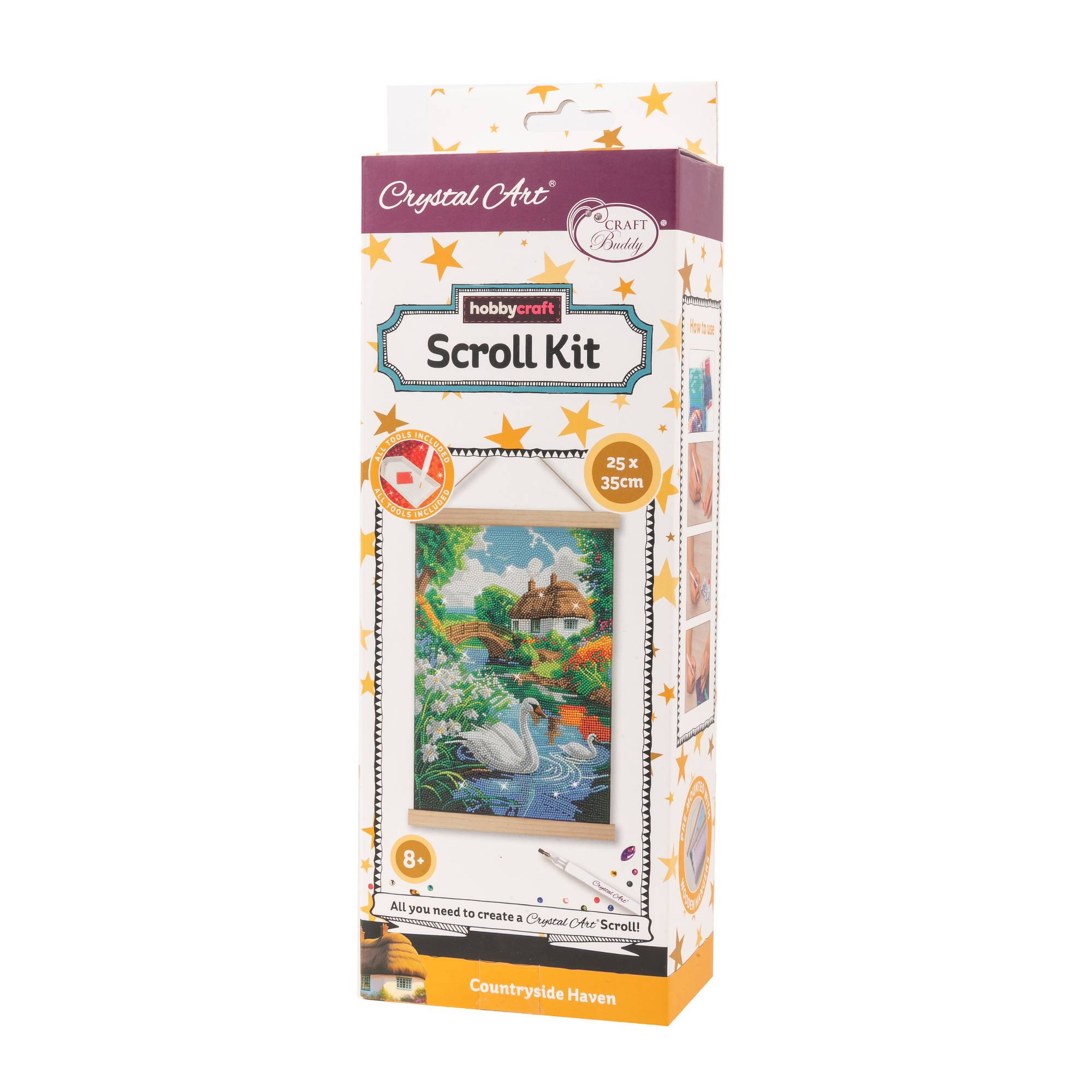 Crystal Art Country Haven Scroll Kit