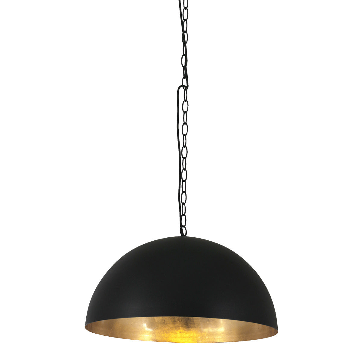 Steinhauer hanglamp semicirkel - 1 lichts - 50x 180 cm - zwart