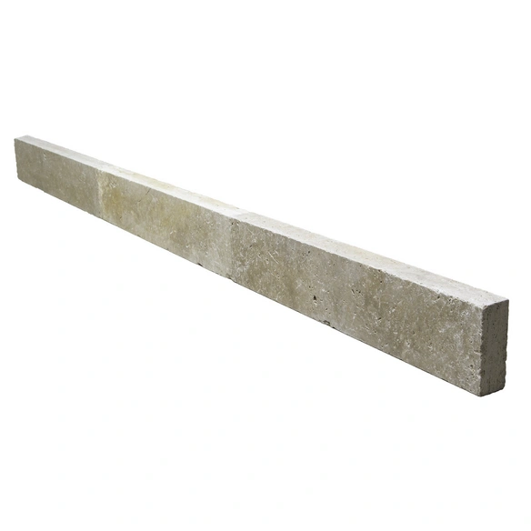 Randstein »Tosca Cream«, Rasenkante, LxBxH: 100 x 7,5 x 20 cm, Travertin, beige