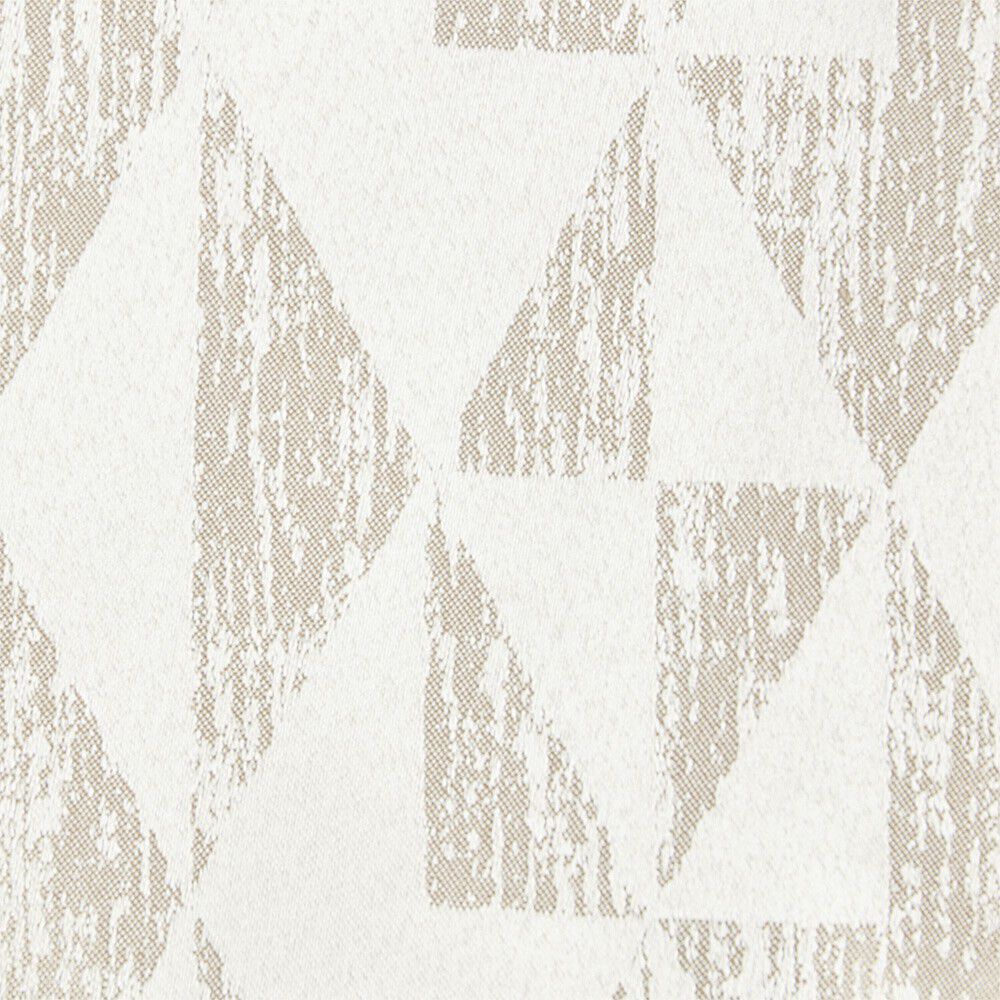 Rideau à oeillets motif jacquard taupe140x240cm