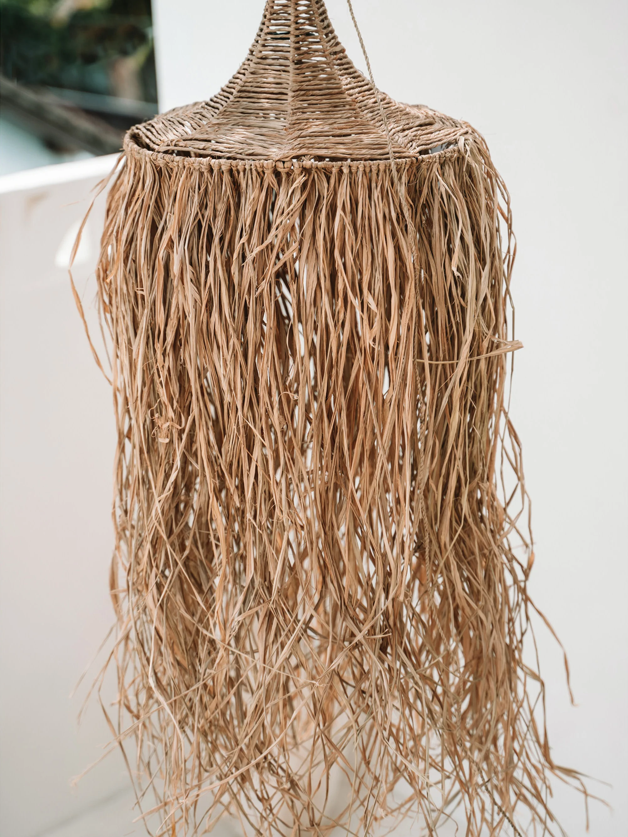 Lampenschirm Honolulu aus Rattan
