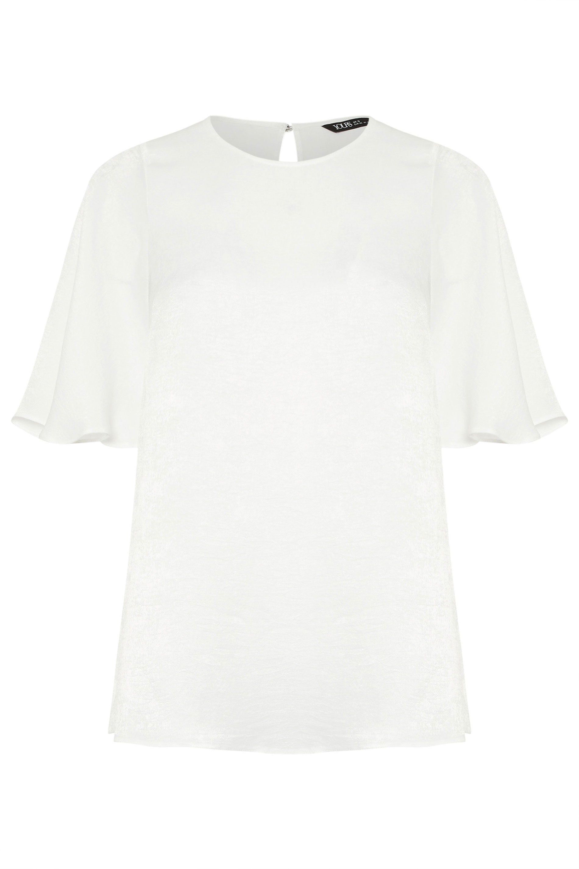 Yours Metallic Angel Sleeve Blouse