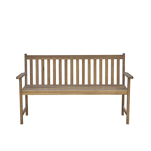 Banc de jardin en bois d'acacia 3 places