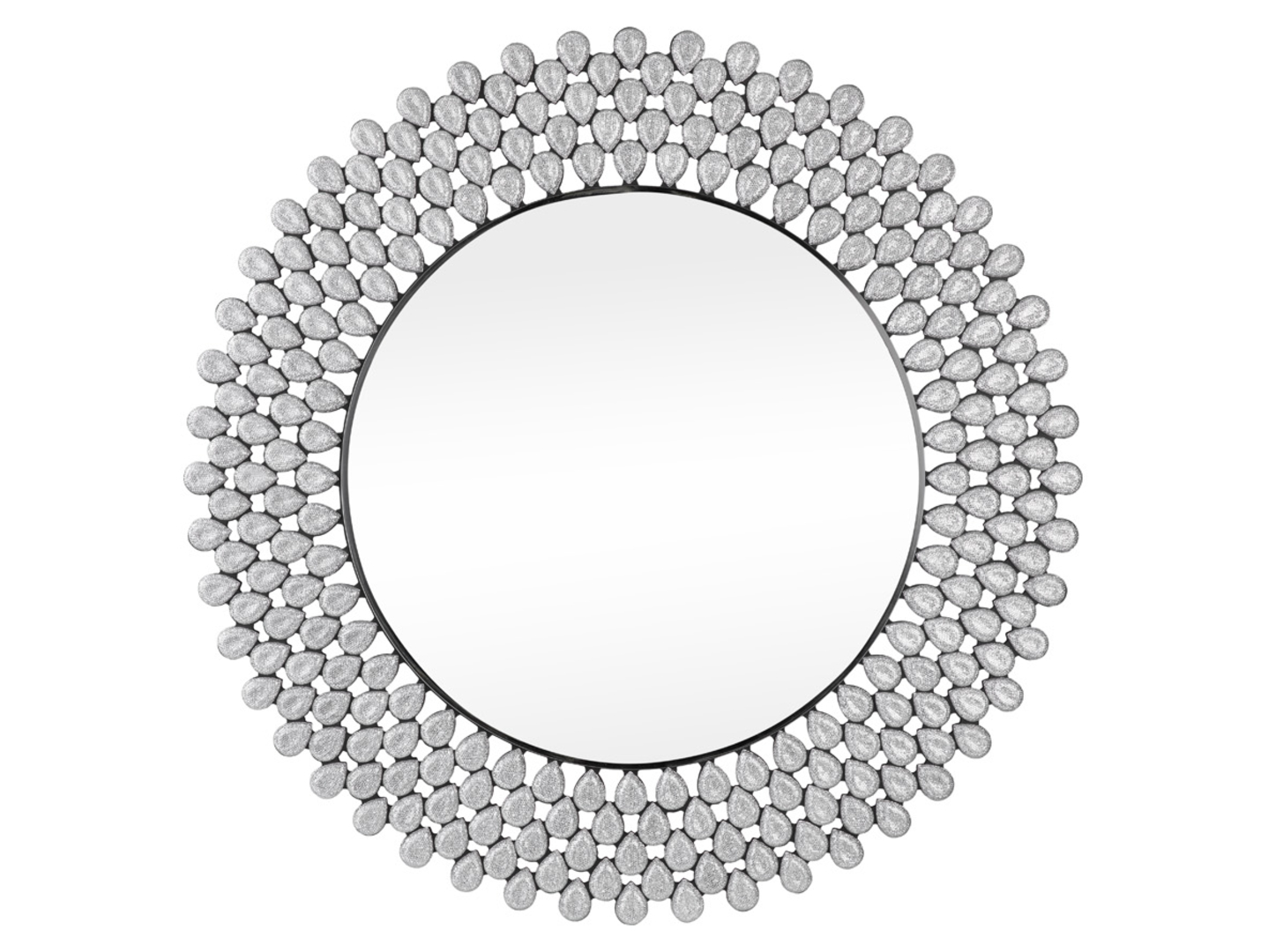 Lustro ścienne Madrid fi 80 cm glamour