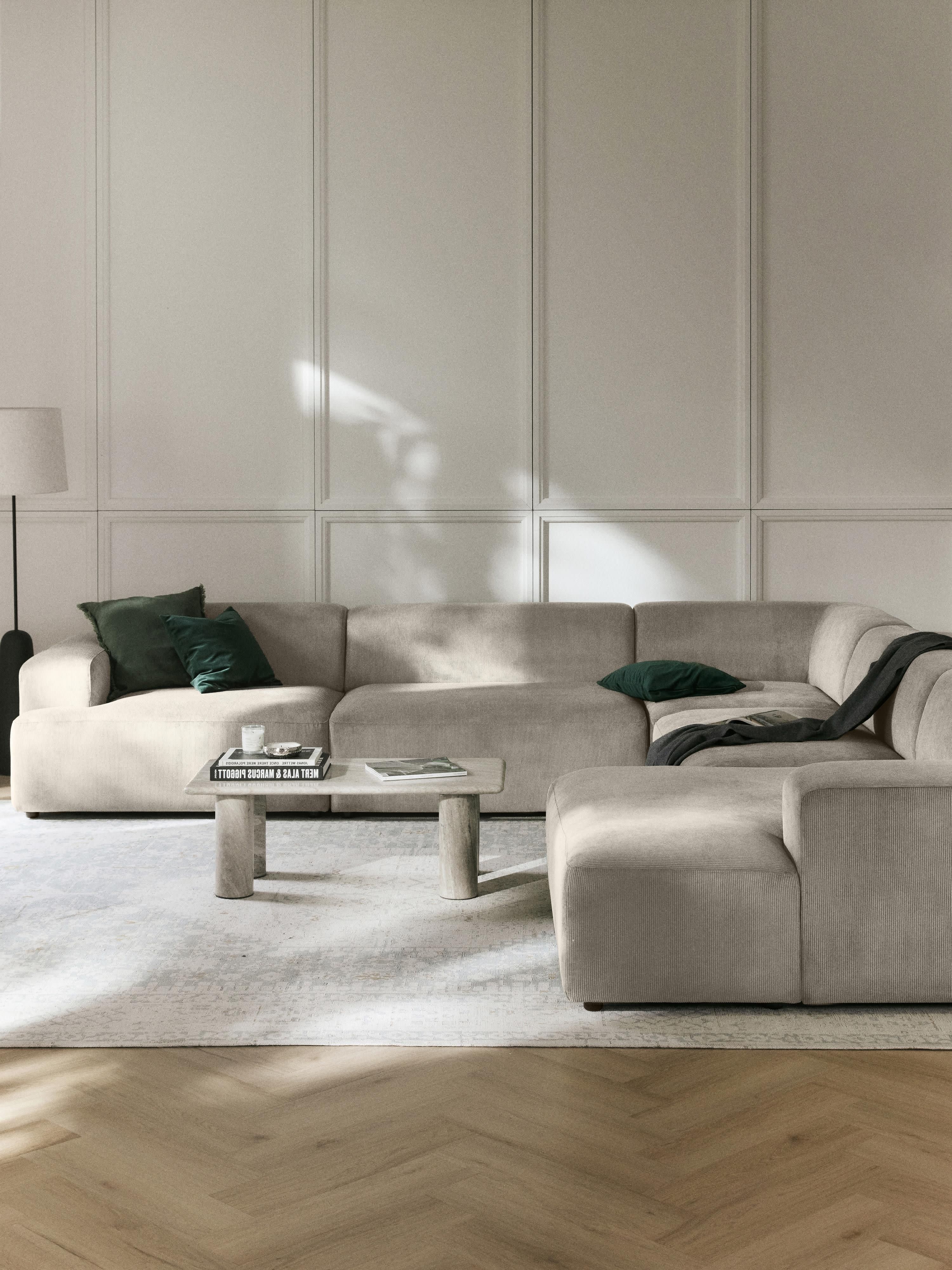 XL Cord-Ecksofa Melva