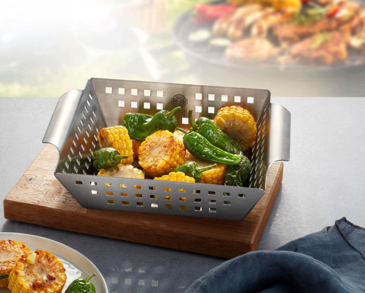 GEFU BBQ Głęboka taca grillowa mała