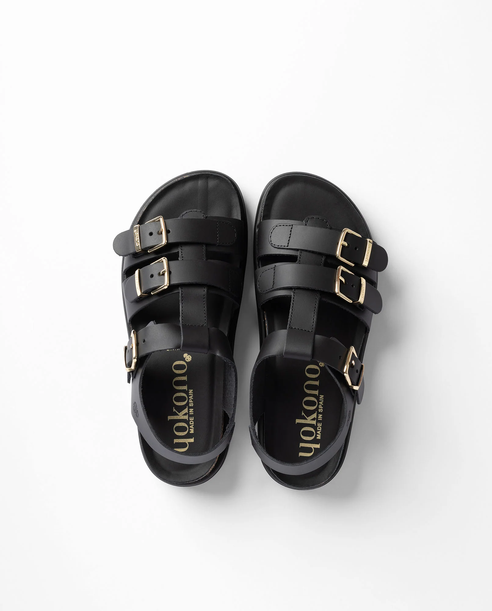 Sandalia de plataforma TUNEZ-114 negro