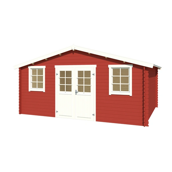 Gartenhaus »Udo«, BxHxT: 522,4 x 256,5 x 320 cm (Außenmaße inkl. Dachüberstand), Holz