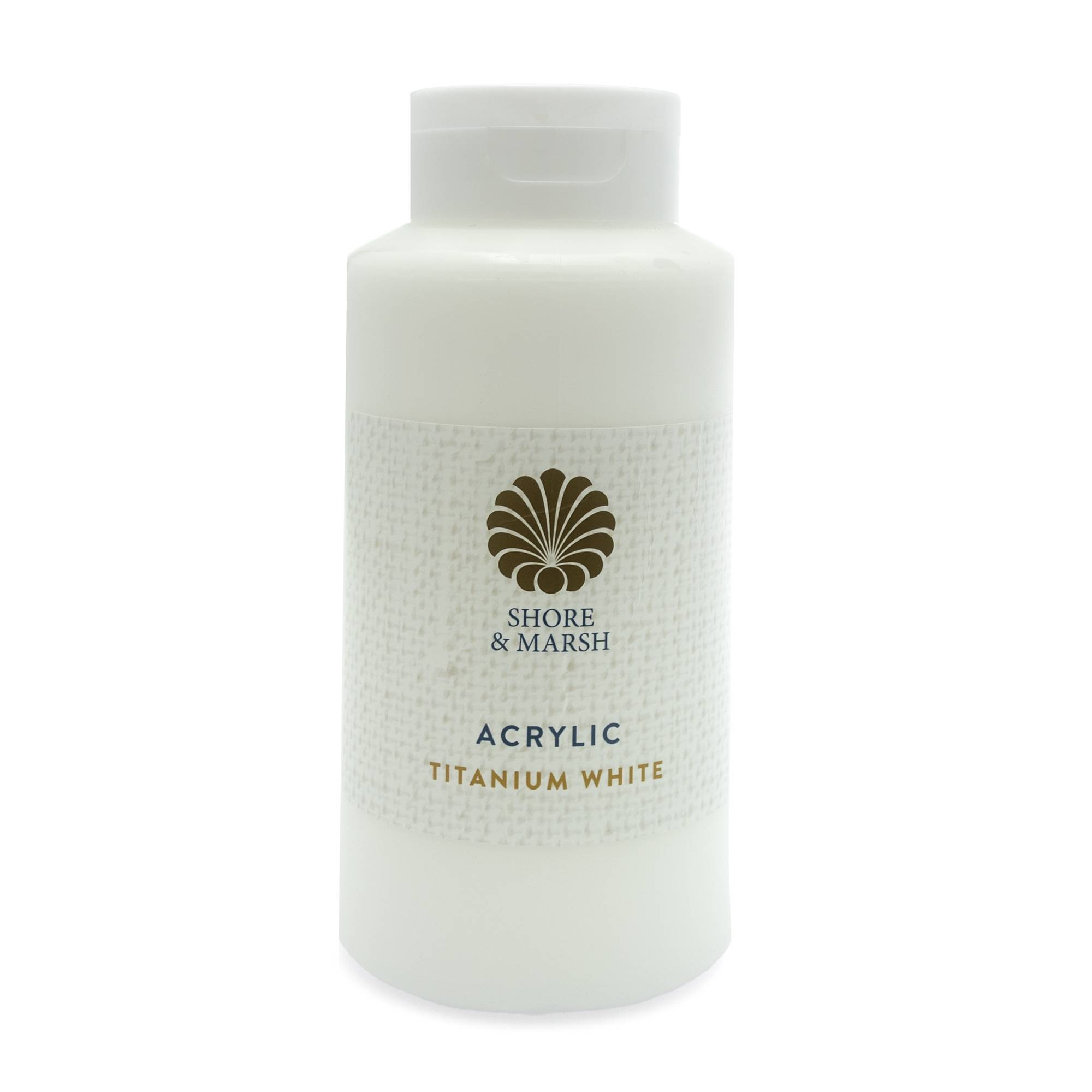 Shore & Marsh Titanium White Acrylic Paint 500ml
