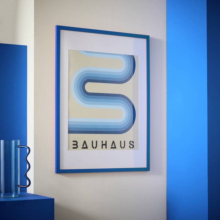 Habitat Blue Cobalt Picture Frame - 60X80cm