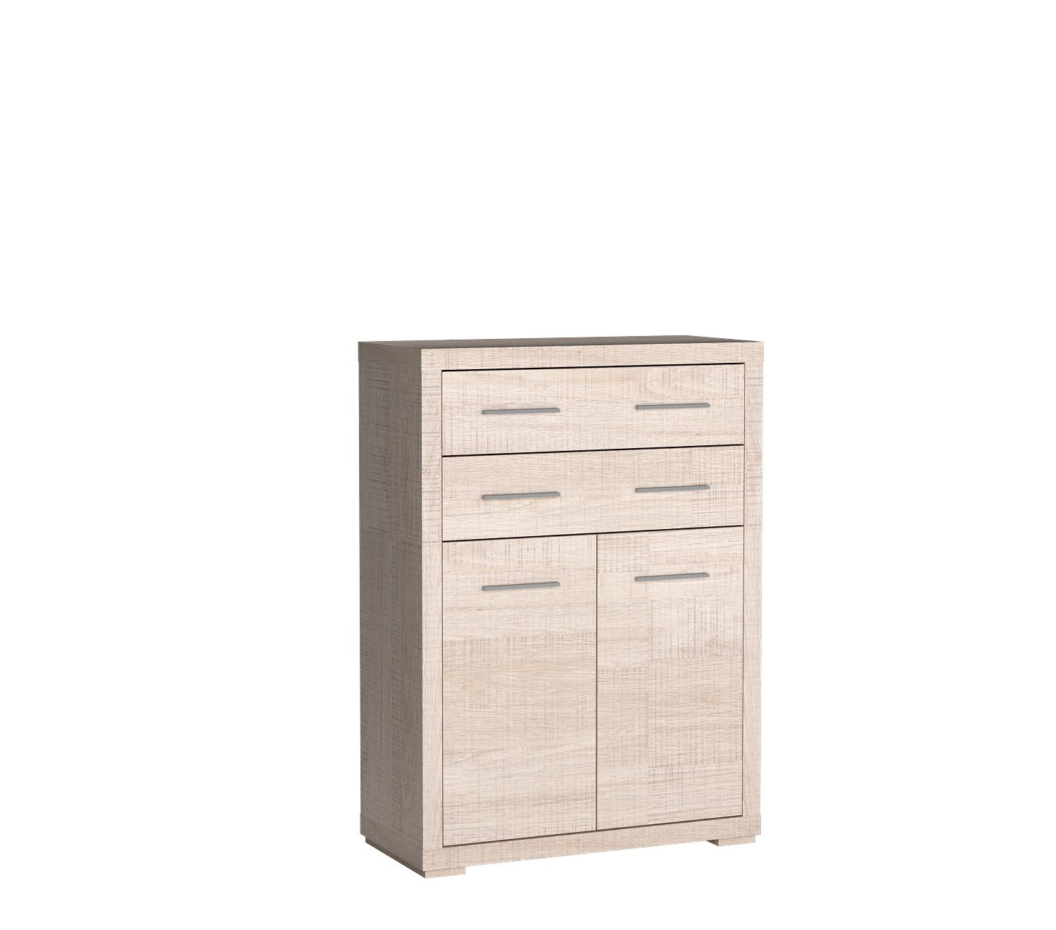 Komoda VEGAS V-7, 122,5x88x40,5 cm, santana jasna