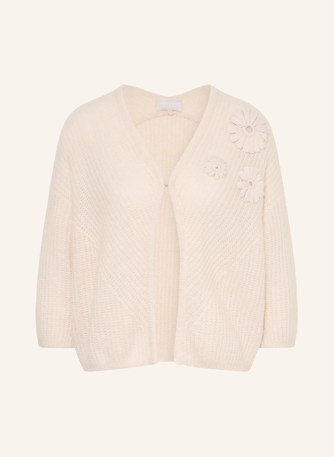 HEMISPHERE Strickjacke mit Cashmere und 3/4-Arm