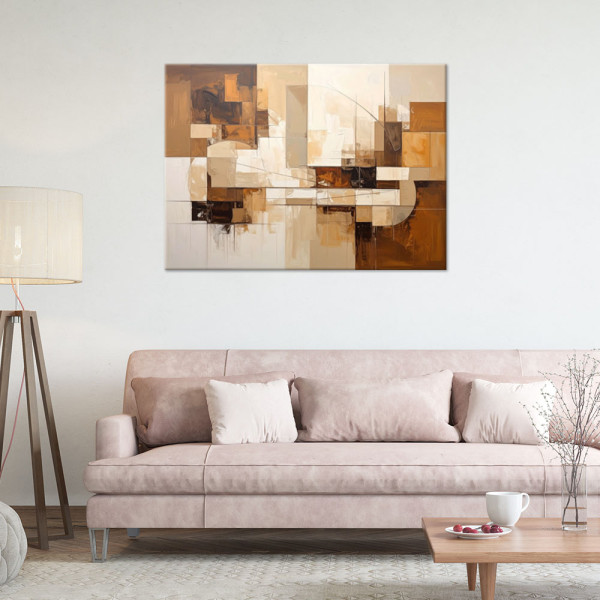 Obraz do salonu sypialni kuchni, Abstrakcja geometryczna 30x20