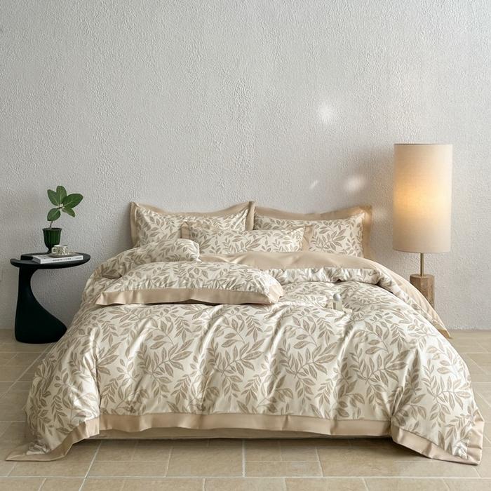 Retro Sateen Print Luxury Bedding Set