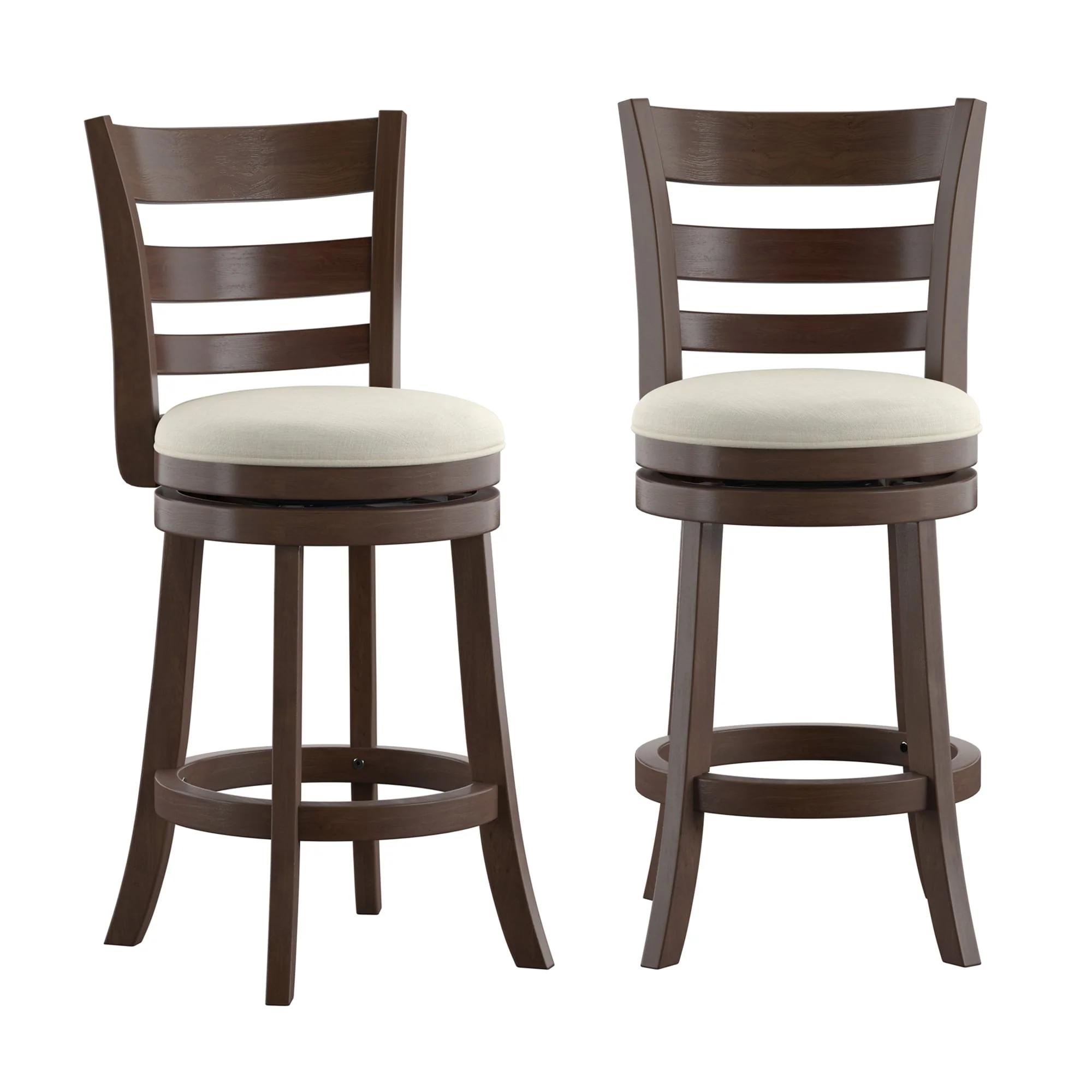 Rovinj Ladder Back 24H Swivel Counter Height Stool