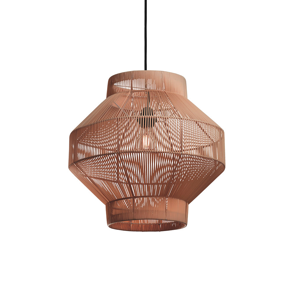 Originalhome lampenkap gerecycled Lampion no 2 - terracotta - M