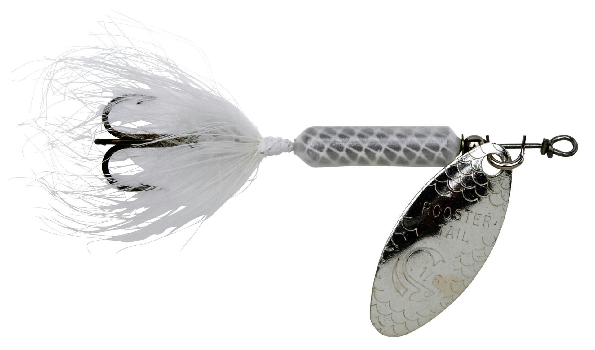 Yakima Rooster Tail, White, 1/8-oz
